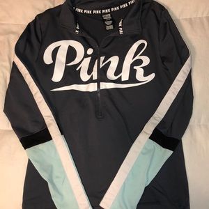 PINK 1/2 zip pullover